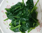 昆布だしで茹でるほうれん草のおひたし作り方8写真