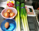 小エビと長ねぎのかき揚げ作り方1写真