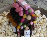 チョコレートのヘクセンハウス　お菓子の家作り方8写真