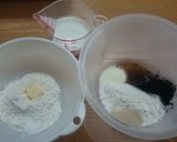 ブラックココアのあんぱん＆チョコパン♡作り方2写真