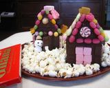 チョコレートのヘクセンハウス　お菓子の家作り方9写真