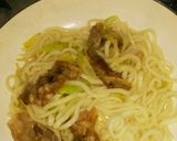 超簡単　だし味　おつまみ　焼きうどん作り方6写真