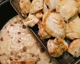鶏むね肉ホワイトソースチーズ焼き作り方6写真