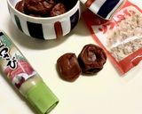 簡単 梅ワサビ♫ご飯、野菜、酒の肴に！作り方1写真