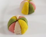和菓子★レンジで簡単！ねりきり手毬作り方12写真