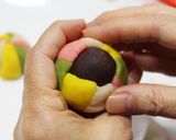 和菓子★レンジで簡単！ねりきり手毬作り方14写真