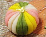 和菓子★レンジで簡単！ねりきり手毬作り方15写真