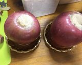 石油ストーブで焼きりんご作り方3写真