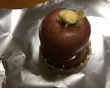 石油ストーブで焼きりんご作り方4写真
