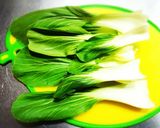 チンゲン菜と豚バラのオイスターソース炒め作り方1写真