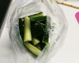 きゅうりの浅漬け＊梅かつお作り方2写真