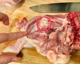 皮パリジュ〜シ〜骨付もも肉ローストチキン作り方1写真
