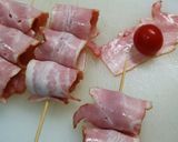 簡単「焼き鳥」ねぎま＆ベーコントマト作り方2写真