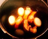 鶏手羽元と卵の甘辛煮♡圧力鍋使用作り方3写真