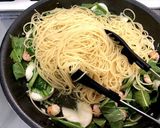 カブと青菜のペペロンチーノ作り方9写真
