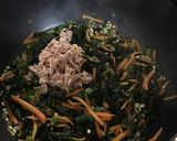 わかめともち麦の簡単炒め便秘に食物繊維作り方2写真