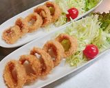 定番のカリカリ柔らかなイカリング フライ作り方9写真