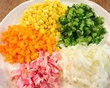 納豆炒飯作り方1写真