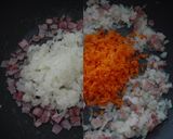 和にカレー香（２）炒飯。作り方4写真