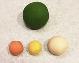 クリスマスの和菓子 (ツリー風きんとん)作り方1写真