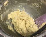 クッキーとケーキ2層仕上げのりんごケーキ作り方8写真
