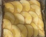 クッキーとケーキ2層仕上げのりんごケーキ作り方12写真