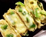 簡単弁当！枝豆卵焼きで緑色 ピックなし作り方1写真