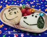 スヌーピー簡単小学生2段弁当作り方2写真