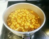 ナメコ、ワカメ、豆腐の味噌汁(合せ味噌)作り方6写真