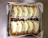 ♡リンゴと小豆のスクエアケーキ♡作り方4写真