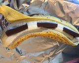 チョコぶっ刺し焼きバナナ作り方1写真
