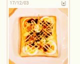 茹で卵のお好み焼トースト作り方7写真