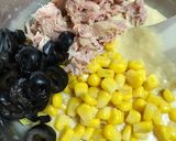 お食事マフィン〜黒オリーブ・ツナ・コーン作り方5写真