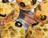 お食事マフィン〜黒オリーブ・ツナ・コーン作り方7写真