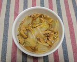 冷凍アサリで簡単！白菜とアサリの煮物♪作り方5写真