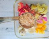 同時調理オーブン焼鯵と野菜のおかかグリル作り方5写真