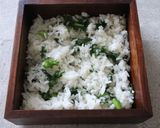 シャキシャキ！ワサビ菜のバラ寿司作り方6写真