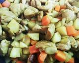 鳥もも肉の汁(ソース)なしカレー？作り方5写真