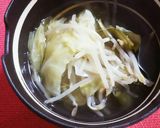余った野菜スープの具で。野菜ラーメン。作り方2写真