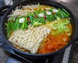 プデチゲ風もつ鍋作り方4写真
