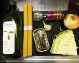 オイルサーディンパスタ！作り方1写真