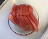 トマトと春菊炒めチーズ入り＊作り方1写真