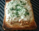 納豆チーズ+青のりトースト☆作り方2写真