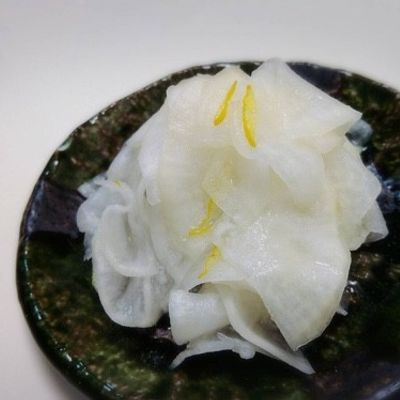 ahinレモン大根をお待ち下さいませ(^o^) 副菜に爽やかな【大根のレモンなます】 by タワまん