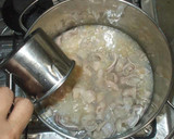 豚もつのスープ♪簡単しょうゆ味作り方4写真