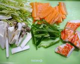 簡単！カニカマ(衣焼き)酢豚風作り方1写真