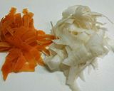 パリパリ☆大根の皮と塩昆布の即席漬作り方1写真