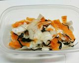 パリパリ☆大根の皮と塩昆布の即席漬作り方3写真