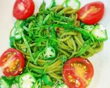 絶品☆お蕎麦のペペロンチーノ作り方4写真