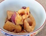 簡単！サツマイモとレンコンのきんぴら風作り方5写真